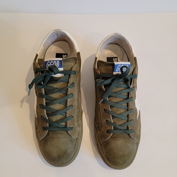 Golden Goose GGDB Superstar 40 olive suede - Picture 4 of 11